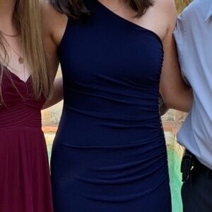 Laundry by Shelli Segal Navy Formal Dress